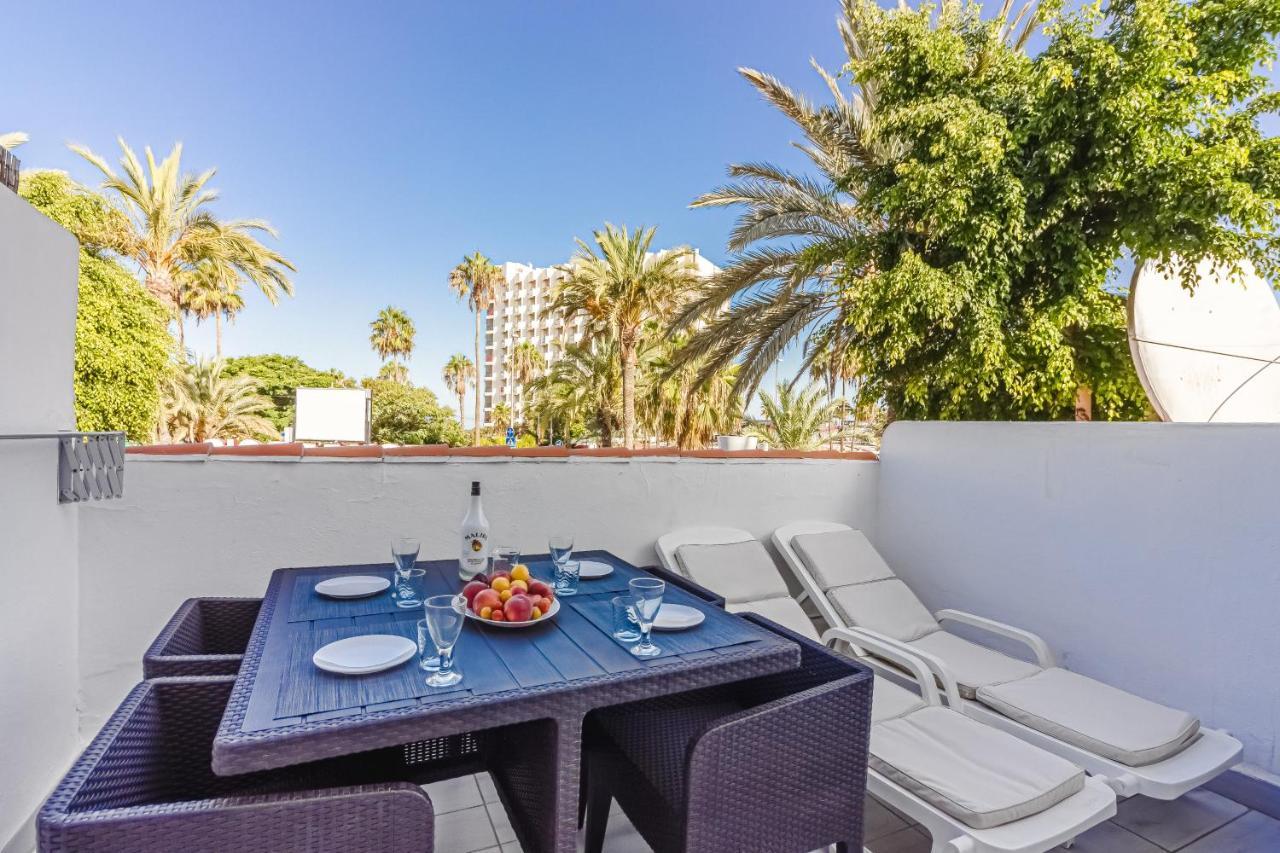 Fantastic Large Studio In Front Of Beach Heated Pool Wifi Арона Экстерьер фото