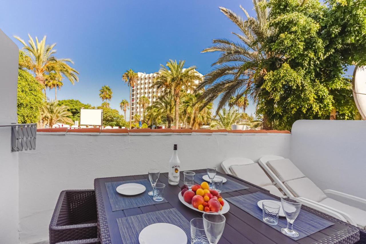 Fantastic Large Studio In Front Of Beach Heated Pool Wifi Арона Экстерьер фото