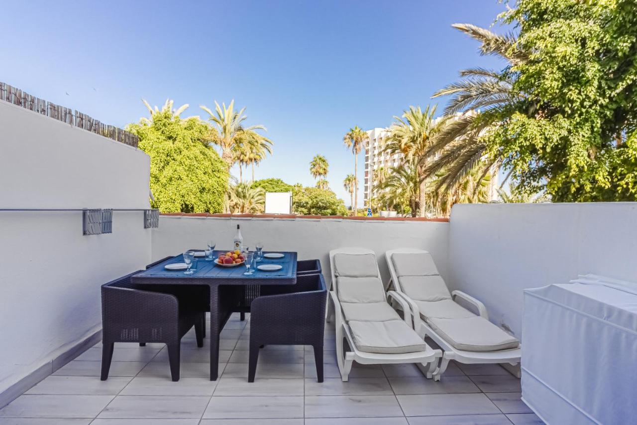 Fantastic Large Studio In Front Of Beach Heated Pool Wifi Арона Экстерьер фото