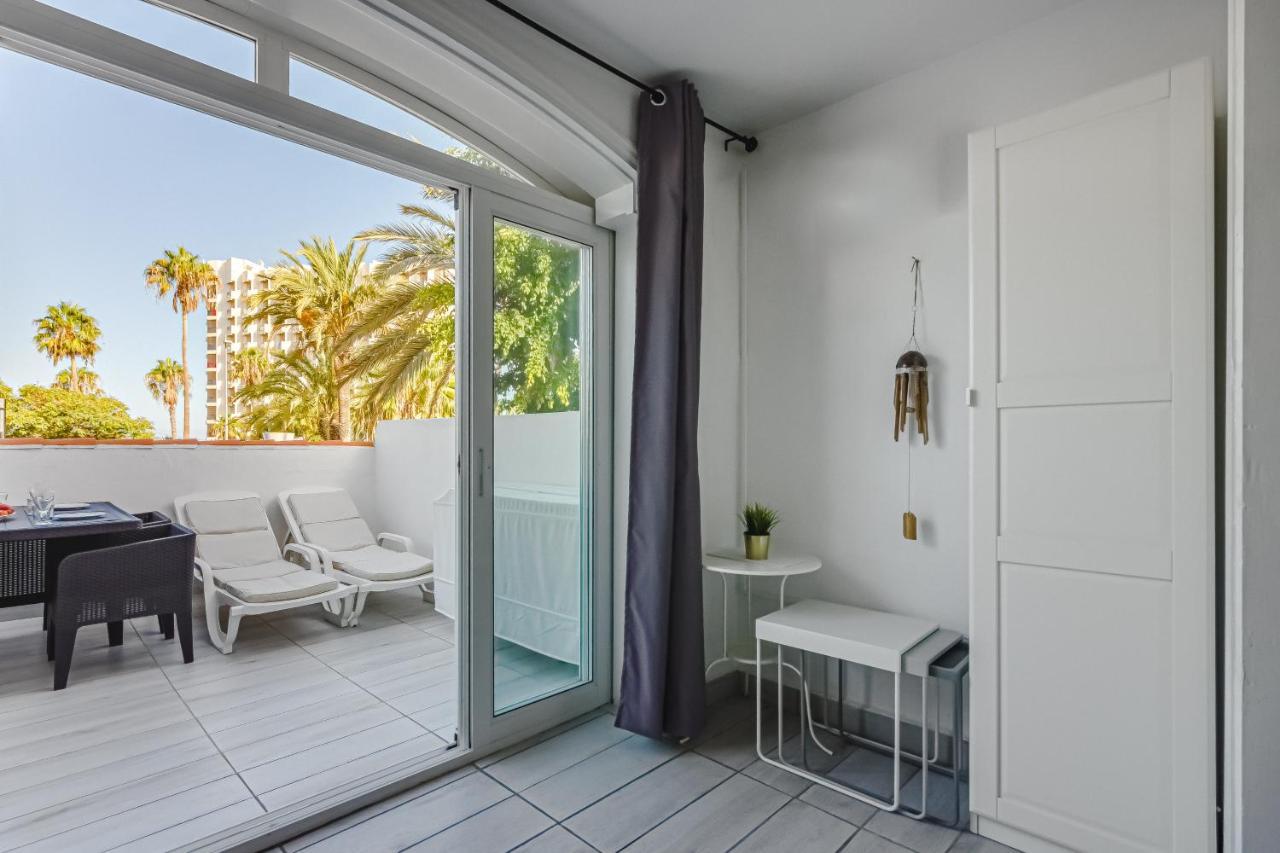 Fantastic Large Studio In Front Of Beach Heated Pool Wifi Арона Экстерьер фото